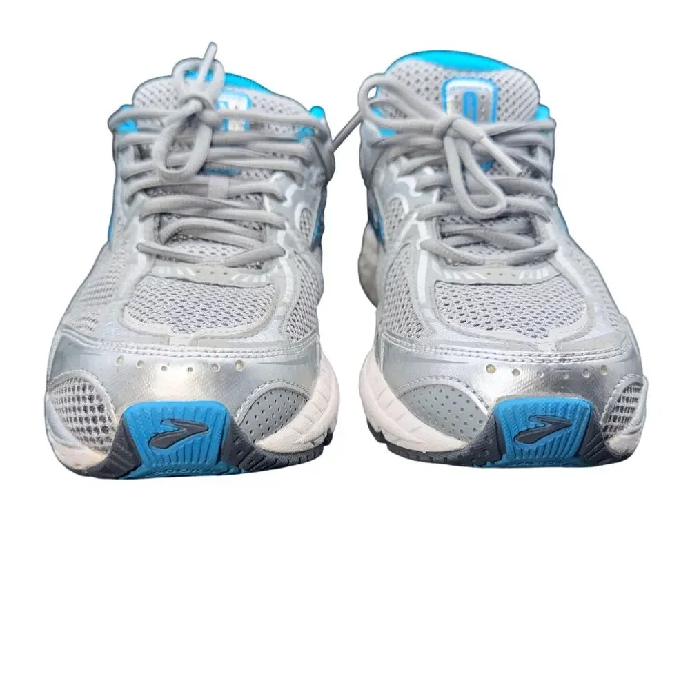Brooks Addiction Walker Running Shoes Gray Blue Wide D Women’s Size 10